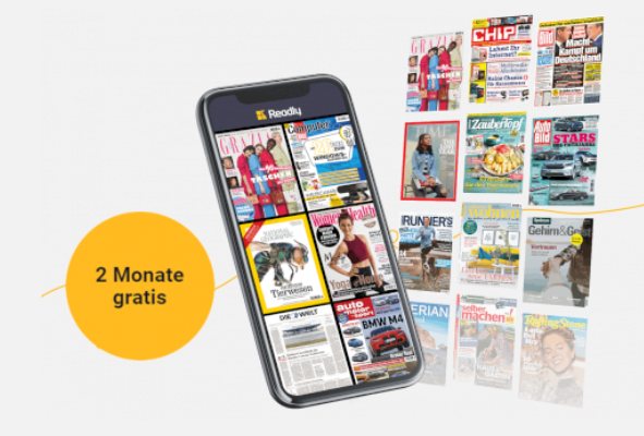 Gratis: Zwei Monate Readly zum Nulltarif