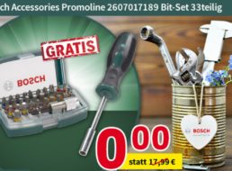 Gratis: Bosch-Bitset bei Völkner ab 79,99 Euro Warenwert geschenkt