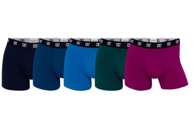 Ebay: Fünferpack Boxershorts von CR7 für 23,95 Euro