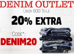 Jeans Direct: Denim Outlet mit 20 Prozent Extra-Rabatt