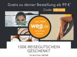 Gratis: Gutschein über 100 Euro bei Weg.de zur Douglas-Bestellung