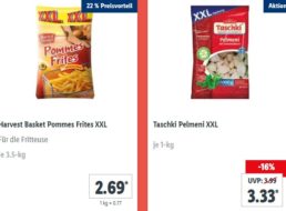 Lidl: XXL-Woche mit Großpackungen zu reduzierten Preisen