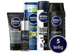 Nivea Men: 5-teiliges Vorteilsset für 18,99 Euro frei Haus