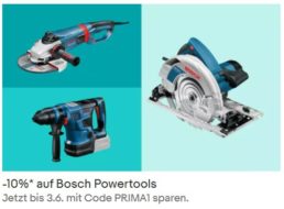 Ebay: 10 Prozent auf „Bosch Professional“ plus Gratis-Werkzeug