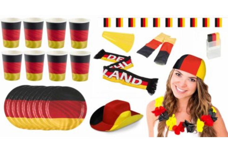 Ebay: Deutschland-Fanset mit Cowboyhut und Tatoos für 12,99 Euro