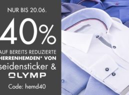 Galeria: 40 Prozent Rabatt auf Sale-Hemden von Seidensticker & Olymp