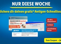 Gratis: Antigen-Schnelltest via „Lidl Plus“ zum Nulltarif