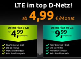 LTE-Schnäppchen: Datenflat im Vodafone-Netz mit 5 GB für 4,99 Euro