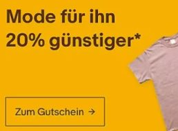 Ebay: 20 Prozent Mode-Rabatt für eine Woche