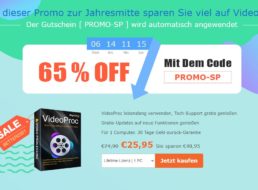 Videoproc: 65 Prozent Rabatt auf die Lifetime-Version