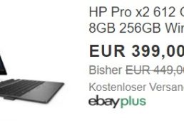 Ebay: HP-Convertible mit LTE und Fingerprint als Rückläufer für 399 Euro