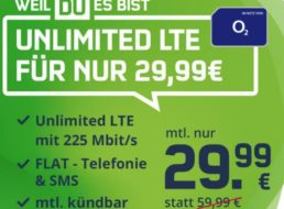 Mobilcom: Unlimited-Datentarif mit monatlicher Kündbarkeit für 29,99 Euro