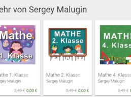 Gratis: 50 Rechenapps von Sergey Malugin für 0 statt je 2,49 Euro