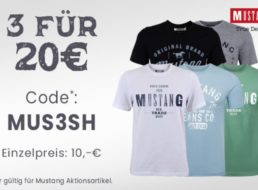 Jeans Direct: Drei Mustang-Shirts zum Preis von zweien