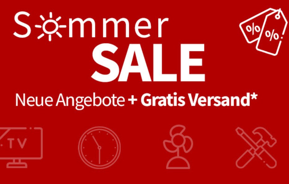 Völkner: Sommer-Sale mit 100 Artikeln, teils frei Haus