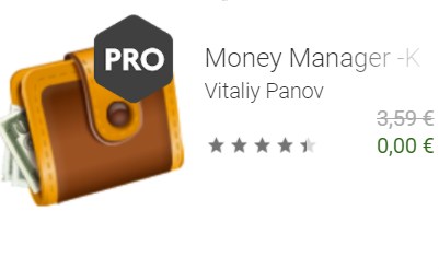 Gratis: App "Money Manager Pro" für 0 statt 3,59 Euro