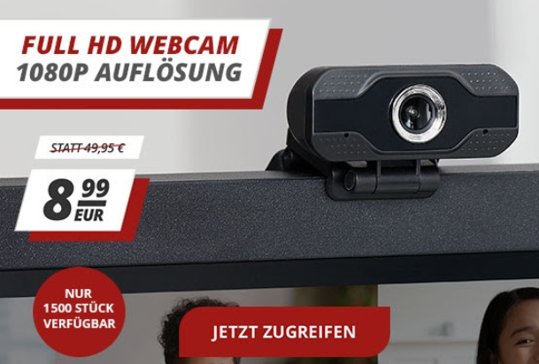 Druckerzubehoer.de: Einsteiger-Webcam für 8,99 Euro