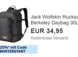 Jack Wolfskin: Rucksack Berkeley Daybag für 27,96 Euro frei Haus