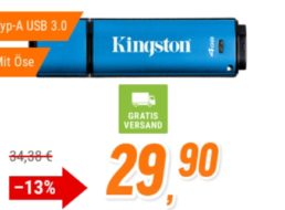 NBB: USB-Stick mit Verschlüsselung und Passwortschutz für 29,90 Euro