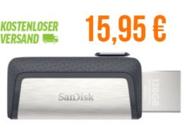 NBB: „SanDisk Ultra Dual Drive“ mit 128 GByte für 15,95 Euro frei Haus