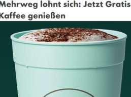 Shell: Gratis-Kaffee bei Verwendung von Mehrwegbechern bis 9. November