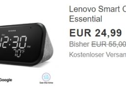 Ebay: „Lenovo Smart Clock Essential“ für 24,99 Euro frei Haus