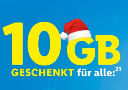 Lidl: 10 GByte Datenvolumen gratis über die App