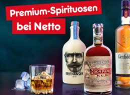 Netto Online: 10 Prozent Rabatt auf „Premium Spirituosen“