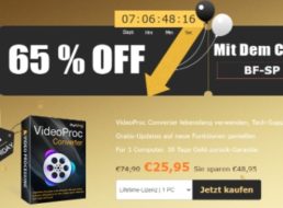 VideoProc: 65 Prozent Rabatt & Geschenkekarte zum Produkt