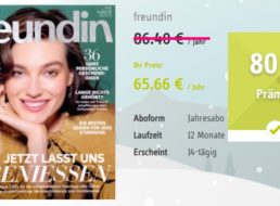 Knaller: Zeitschriften mit höheren Prämien als Kosten