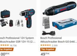 Amazon: Bosch Professional Werkzeuge und Zubehör mit Rabatt