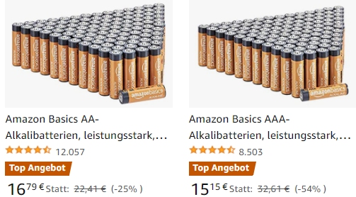 Amazon: "Elektronik von Amazon-Marken" mit Rabatt