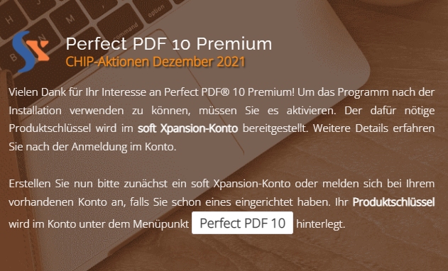 Gratis: "Perfect PDF 10 Premium" zum Nulltarif