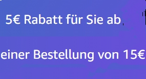 Amazon: Gutschein über 5 Euro für ausgewählte Kunden