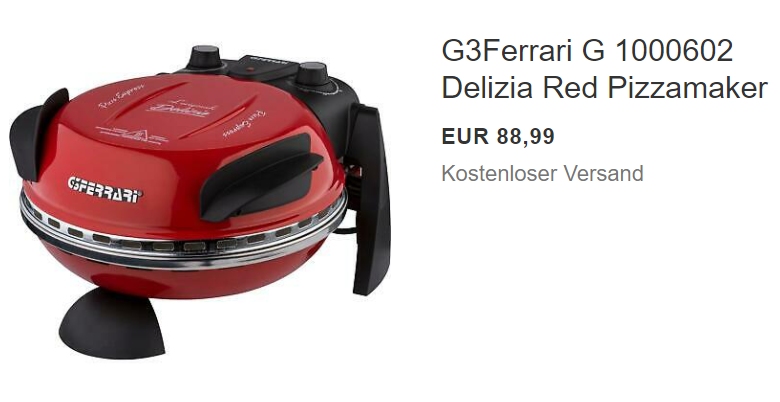 Ebay: G3Ferrari zum Bestpreis von 88,99 Euro frei Haus