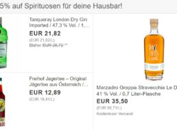 Ebay: Spirituosen mit bis zu 15 Prozent Rabatt