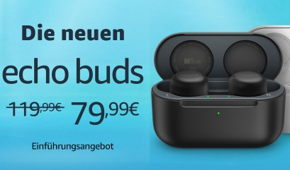 Gratis: Amazon Music Unlimited zum Kauf der neuen "Echo Buds"