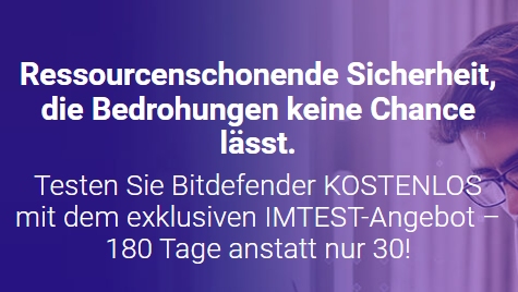 Gratis: Sechs Monate "Bitdefender Total Security" zum Nulltarif