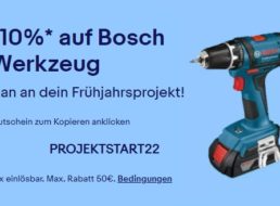 Bosch: Sale bei Ebay mit 10 Prozent Extra-Rabatt