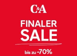 C&A: Sale mit bis zu 70 Prozent Rabatt