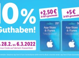 Lidl: 10 Prozent Bonus beim Kauf von Apple-Guthabenkarten