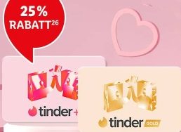 Lidl: Tinder-Gutschein mit 25 Prozent Rabatt