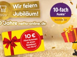 Gratis: 10 Euro Netto-Gutschein zur Bestellung über 50 Euro