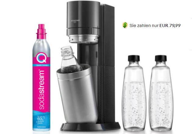 Ebay: Wassersprudler-Set "Sodastream Duo" für 79,99 Euro