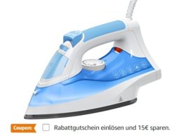 Amazon: Dampfbügeleisen mit Selbstreinigungsfunktionen für 12,99 Euro