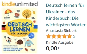 Gratis: eBook "Deutsch lernen für Ukrainer - das Kinderbuch"