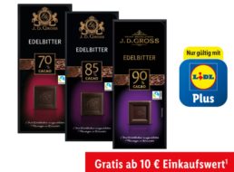 Lidl Plus: Gratis-Schokolade zum Weltfrauentag