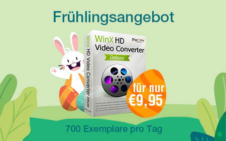 Oster-Offerte: "WinX HD Video Converter Deluxe" ab 11,84 Euro