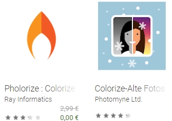 Gratis: App "Pholorize" zum Kolorieren alter Schwarzweiß-Bilder