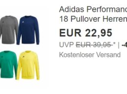 Ebay: Adidas Sweater Core 18 für 22,95 Euro frei Haus